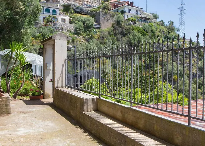 "Casalena" Villa A Furore Amalfi Coast Con Grande Terrazzo E Vista Sul Mare